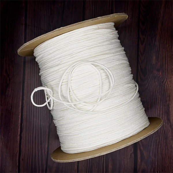 Square Braid Cotton Candle Wick - #6/0 Spools